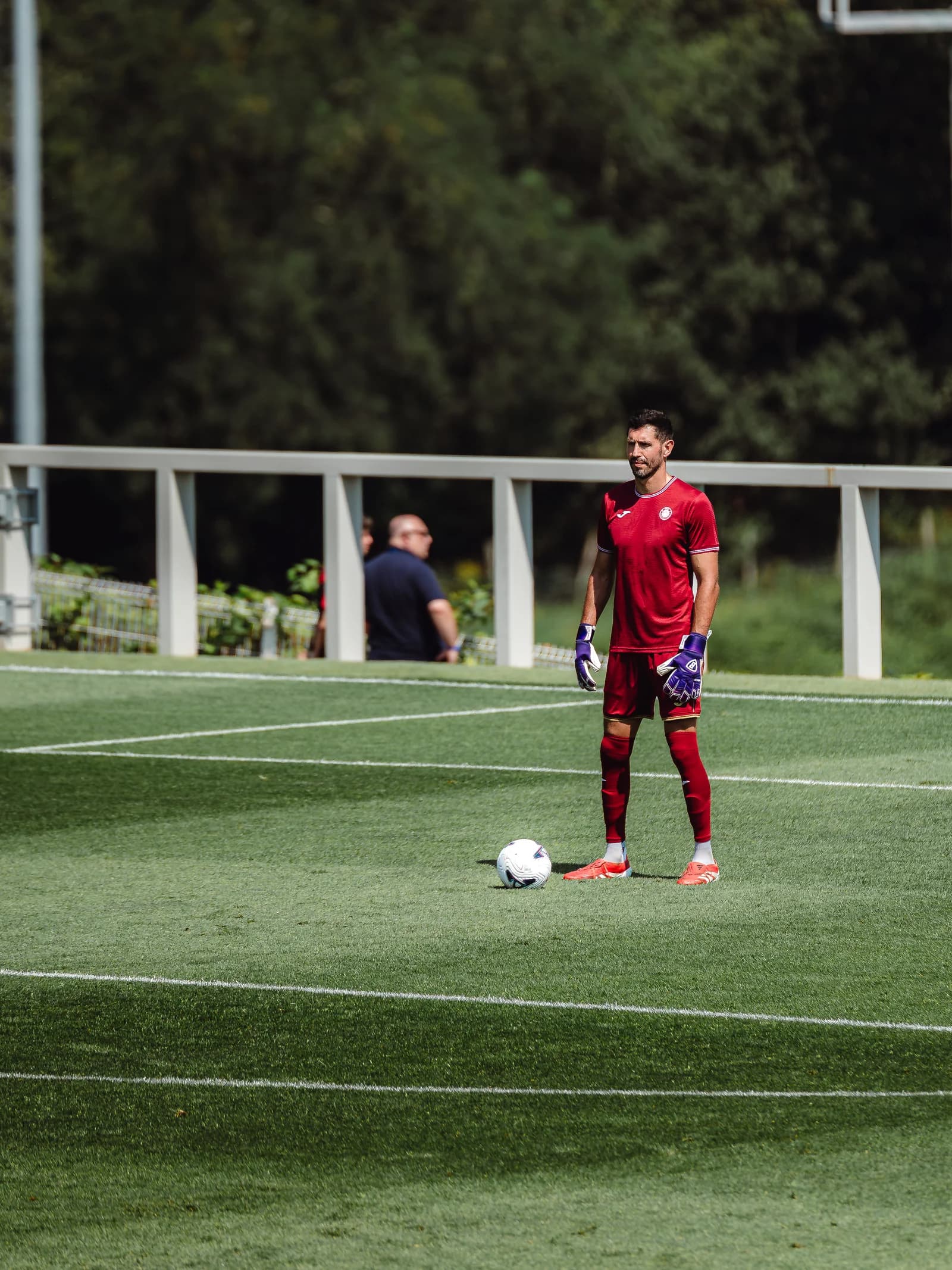 Brice Maubleu sous le maillot du Pau FC
