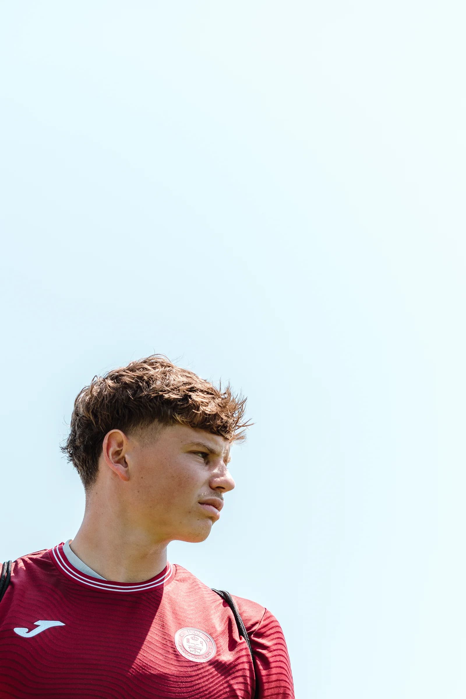 Maxime Adam sous le maillot du Pau FC