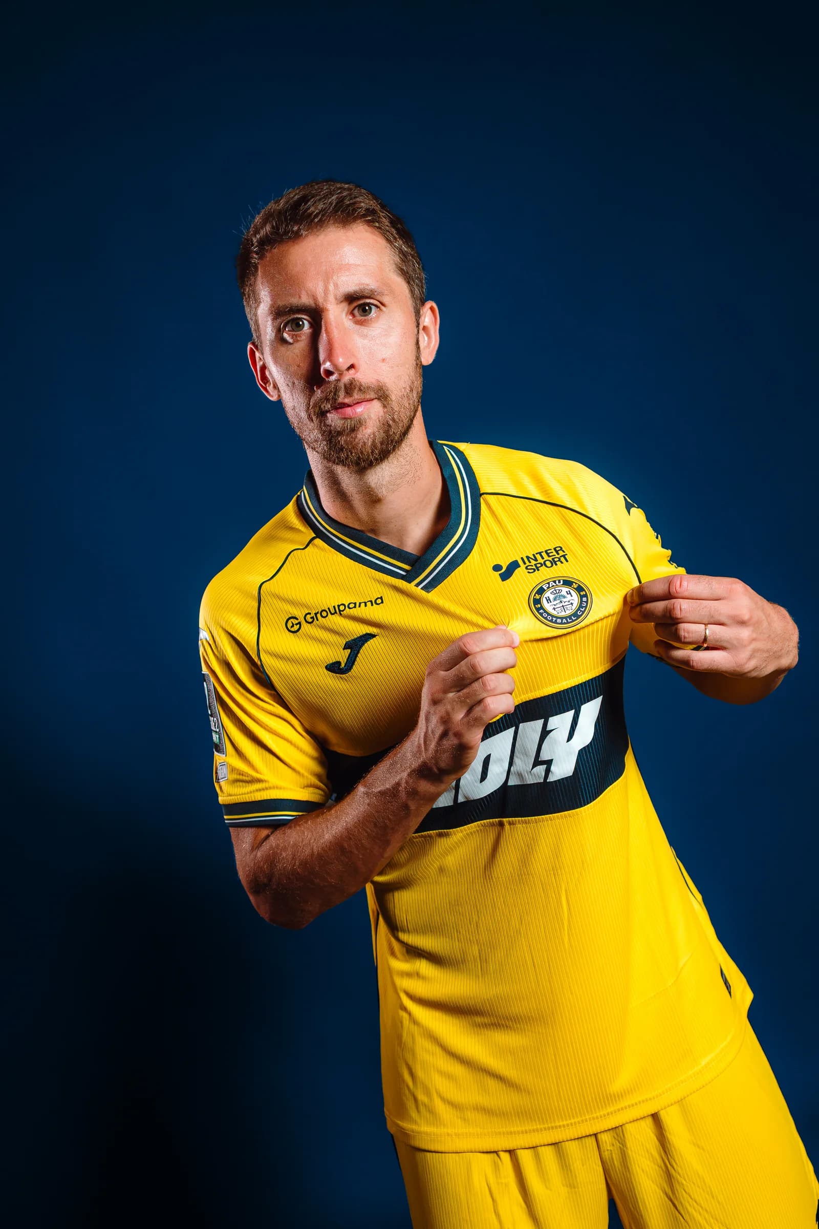 Jessy Benet sous le maillot du Pau FC